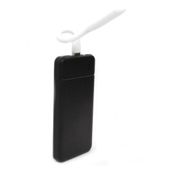 Mocna giętka Lampka silikonowa 6 LED USB do laptopa PC biała