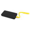 Mocna giętka Lampka silikonowa 6 LED USB do laptopa PC żółta
