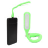 Mocna giętka energooszczędna Lampka silikonowa 6 LED USB do laptopa PC zielona