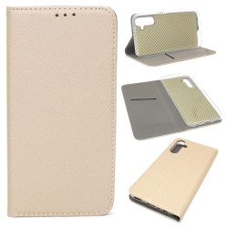Etui Smart Magnet na telefon Samsung Galaxy M34 5G M346 złote
