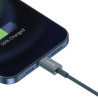 Kabel USB - iPhone Lightning Baseus Superior 2,4A 1m przewód wspierający szybkie ładowanie granatowy