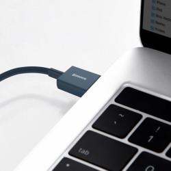 Kabel USB - iPhone Lightning Baseus Superior 2,4A 1m przewód wspierający szybkie ładowanie granatowy