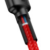 Kabel PD Powe Delivery USB-C - USB-C BASEUS 60W 20V 3A przewód do szybkiego ładowania 2m czerwony