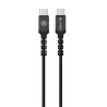 Kabel PD Power Delivery USB-C - USB-C BLAVEC RAPTOR 60W 3A 25cm krótki przewód czarny