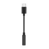 Adapter USB-C na jack 3.5mm przejściówka audio czarna