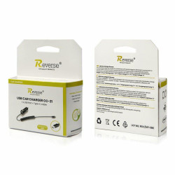 Ładowarka samochodowa USB + USB TYP C 2A REVERSE CC-21