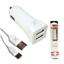 Ładowarka samochodowa Maxximus 3,1A + USB TYP C