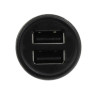 Ładowarka samochodowa do telefonu USB 1A + 2.1A CZARNA