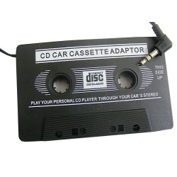 Kaseta Adapter Transmiter samochodowy AUX Jack 3,5mm Radio CD MP3