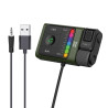 Transmiter FM bluetooth + EQUALIZER BT62 2w1 złącza USB-A Mini Jack 3.5 mm