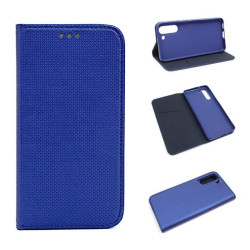 Etui Smart Magnet na telefon Samsung Galaxy S21 FE 5G G990 granatowe