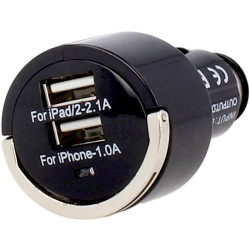 Ładowarka samochodowa 2 x USB 2.1A + 1A ŁADS5