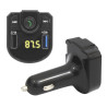 Transmiter FM bluetooth + 2 x USB 4.1A + TF TR15a ładowarka zestaw głośnomówiący rozmowy czarny
