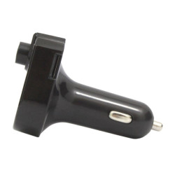 Transmiter FM bluetooth + 2 x USB 4.1A + TF TR15a ładowarka zestaw głośnomówiący rozmowy czarny