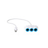 Rozgałęźnik zapalniczki 3 gniazda + 2 x USB 5w1 ROZ15