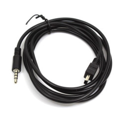 Kabel audio mini jack 3.5mm - mini USB 1.5m | Przewód cyfrowy