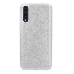 Etui Jelly Case SHINING HQ na telefon Samsung Galaxy A50 A505 / A30s A307 / A50s A507 srebrne
