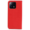 Etui Smart Magnet na telefon Xiaomi 13 5G MZB0D92EU MZB0D9YEU czerwone