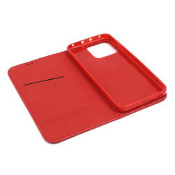 Etui Smart Magnet na telefon Xiaomi 13 5G MZB0D92EU MZB0D9YEU czerwone