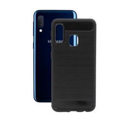 Etui Bumper Carbon LUX do telefonu Samsung Galaxy A20e A202 czarne