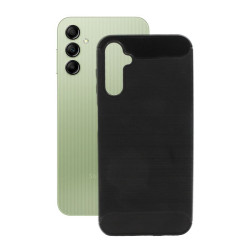Etui Bumper Carbon LUX na telefon Samsung Galaxy A14 4G A145 / 5G A146 czarne