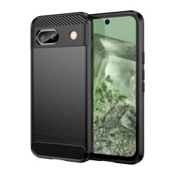Etui Bumper Carbon Fiber na telefon Google Pixel 9a 5G GXQ96 czarne
