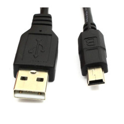 Kabel USB - mini USB 5m do nawigacji i kamery | Miedź