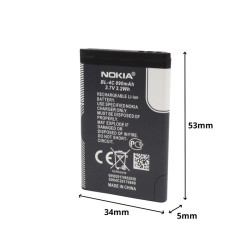 Bateria oryginalna do telefonu Nokia 6100 6103 6300 BL-4C
