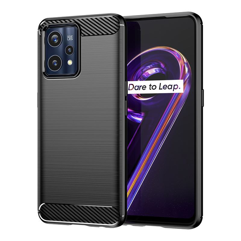 Etui Bumper Carbon LUX na telefon Realme 9 Pro+ RMX3393 RMX3392 / 9 4G RMX3521 czarne