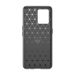 Etui Bumper Carbon LUX na telefon Realme 9 Pro+ RMX3393 RMX3392 / 9 4G RMX3521 czarne
