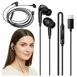 Słuchawki przewodowe USB-C z DAC - czysty dźwięk cyfrowy