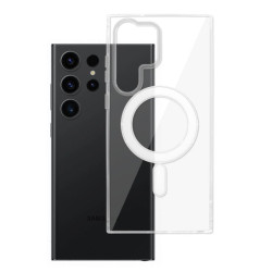 Etui MagSafe Camera Protect na telefon Samsung Galaxy S23 Ultra S918 bezbarwne