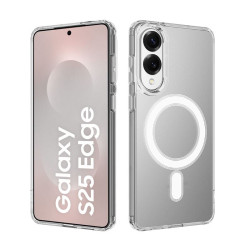 Etui MagSafe Protect na telefon Samsung Galaxy S25 Edge 5G S937 bezbarwne