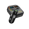 Transmiter FM bluetooth samochodowy + ładowarka samochodowa USB Typ C USB-C PD Power Delivery 36W Quick Charge QC 3.0 TR-01