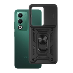 Etui Pancerne CAMSHIELD Ring na telefon OPPO A5 5G 2025 CPH2735 / A5m 4G CPH2727 czarne