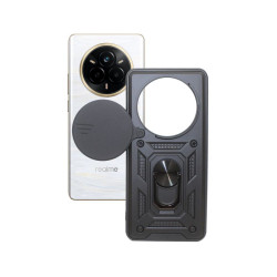 Etui Pancerne CAMSHIELD Ring na telefon Realme 14 Pro 5G RMX5056 czarne