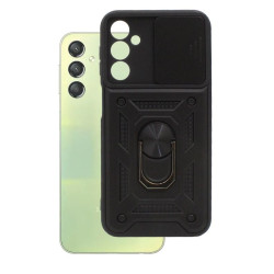 Etui Pancerne CAMSHIELD Ring na telefon Samsung Galaxy A24 4G A245 / M34 5G M346 czarne