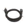 Kabel PC USB - USB męski - męski 3.0 czarny przewód 1m