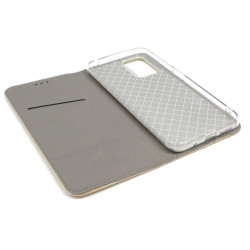 Etui Smart Magnet na telefon Xiaomi Redmi 10 21061119DG / Note 11 4G 2201117TY złote