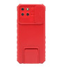 Etui Pancerne CAMSHIELD Stand na telefon Infinix Smart 6 HD X6512 czerwone