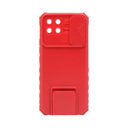 Etui Pancerne CAMSHIELD Stand na telefon Infinix Smart 6 HD X6512 czerwone