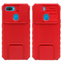 Etui Pancerne CAMSHIELD Stand na telefon OPPO A12 2020 CPH2077 czerwone