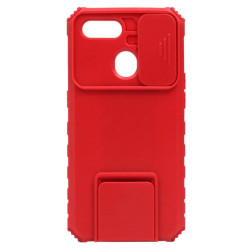 Etui Pancerne CAMSHIELD Stand na telefon OPPO A12 2020 CPH2077 czerwone