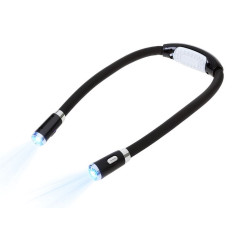 Lampka LED na szyję do czytania - 4 diody 3 tryby