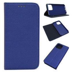 Etui Smart Magnet na telefon Apple iPhone 13 Pro Max A2643 granatowe