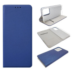 Etui Smart Magnet na telefon OPPO Reno 13 F 5G CPH2699 / Reno 13 F 4G CPH2701 / Reno 13 FS 5G CPH2699 granatowe