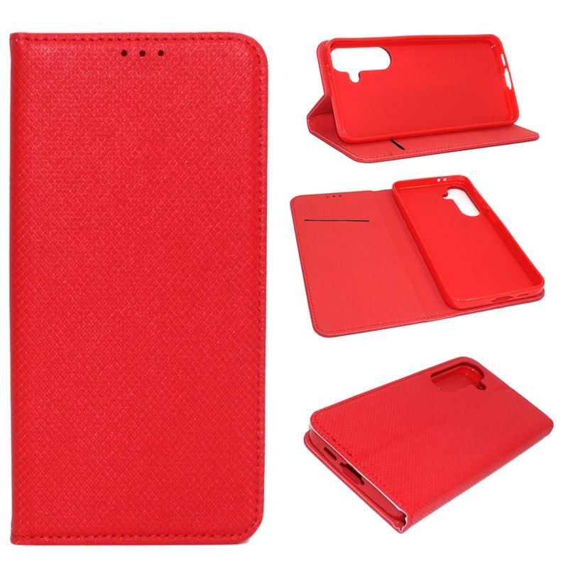 Etui Smart Magnet na telefon Samsung Galaxy S24 FE 5G S721 czerwone