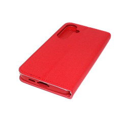 Etui Smart Magnet na telefon Samsung Galaxy S24 FE 5G S721 czerwone