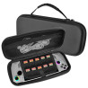 Etui czarne na konsolę ASUS ROG Ally / ROG Ally X / Steam Deck OLED - pokrowiec z zamkiem