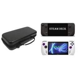 Etui czarne ASUS ROG Ally / Steam Deck OLED - pokrowiec z zamkiem | Sklep